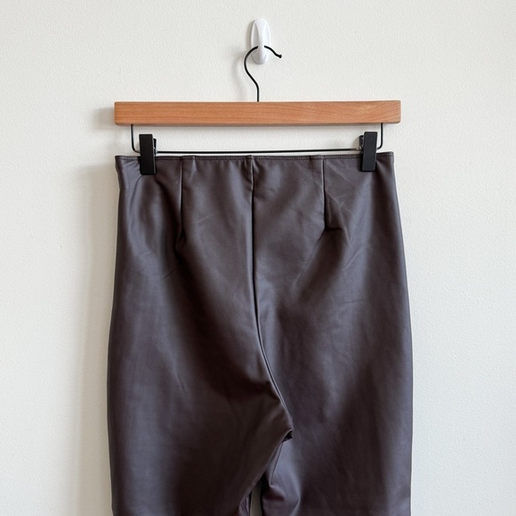 GENTLE FAWN • Donovan Faux Leather Leggings in Espresso - Picture 8 of 10